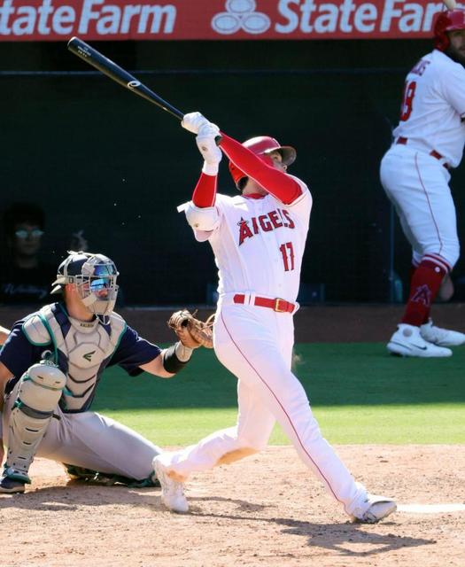 大谷翔平　２７号２ラン＆今季初４安打４打点　“準サイクル”固め打ち実らずエ軍３連敗