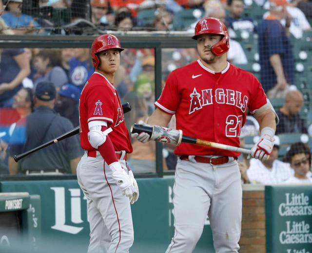 大谷　６戦連続安打はならず　トラウト復帰で強力コンビ再結成