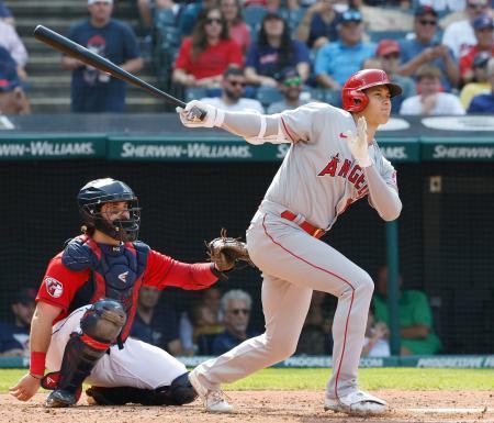 エンゼルス大谷は４打数１安打ガーディアンズ戦