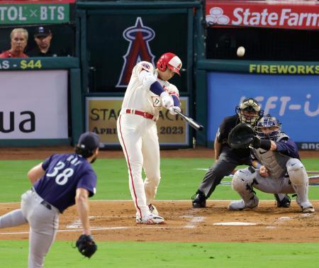 大谷は４打数１安打マリナーズに勝利