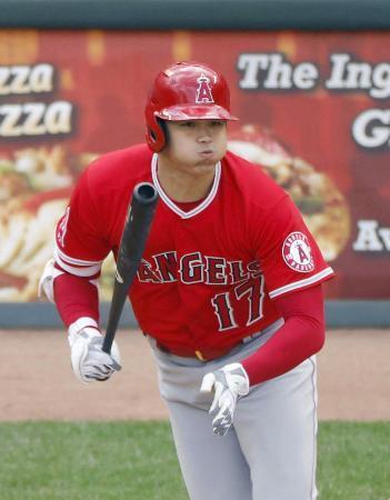 大谷は５打数２安打１打点ツインズ戦