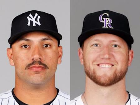 ネストル・コルテス（左）とカイル・フリーランド