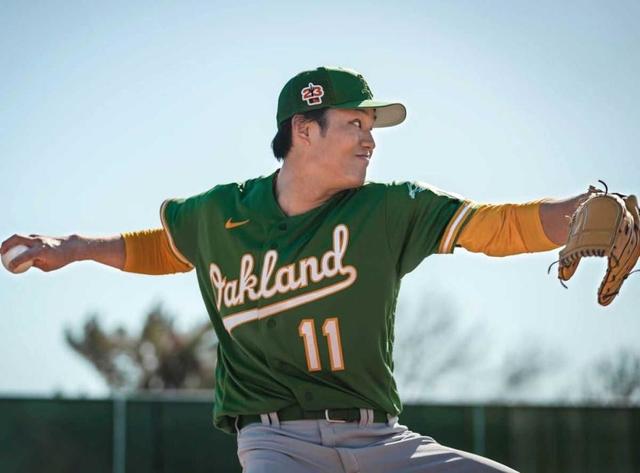 アスレチックス・藤浪 圧巻初ブルペン40球 球団レジェンド絶賛「良い1年確信」