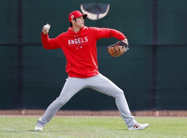 エンゼルス・大谷　逆風なんの柵越え４本　２５日初の実戦形式へ仕上げ