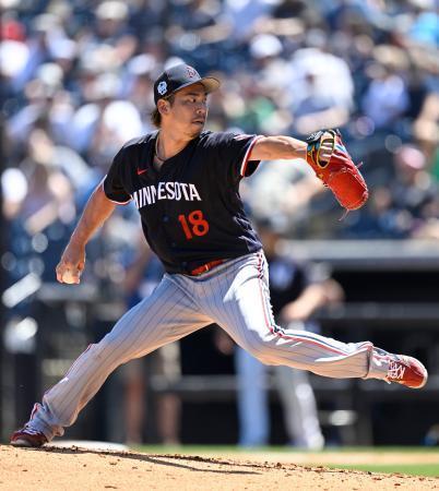 ツインズ前田は５回３安打２失点　ヤンキース戦２番手、勝利投手