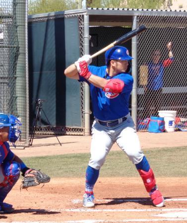 カブス鈴木誠也、順調な回復ぶり　左脇腹痛、練習試合に出場