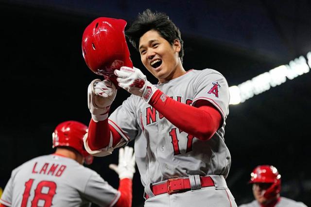 エンゼルスが３連勝！大谷は２試合連続２ラン　１１安打７得点で快勝