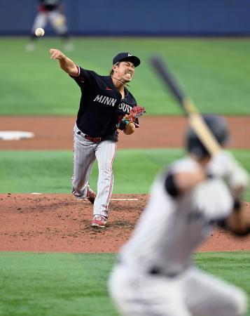 ツインズ前田は１失点で黒星　マーリンズ戦