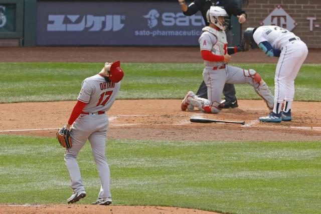 エンゼルス・大谷　死球与え謝罪「ＳＯＲＲＹ！」