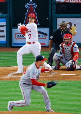 エンゼルス大谷は３打数無安打　ナショナルズ戦