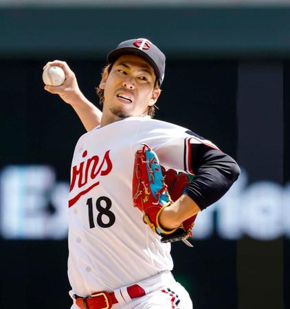 　６回４失点で２敗目を喫した前田（ゲッティ＝共同）