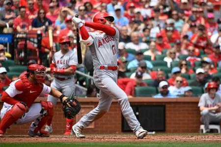 大谷、７試合連続安打　大リーグ、鈴木は６戦連続