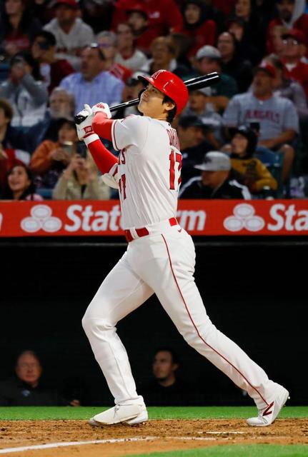 大谷翔平は特大飛球を放つも２試合連続ノーヒット　エンゼルスは大敗で首位奪取ならず　５連勝でストップ