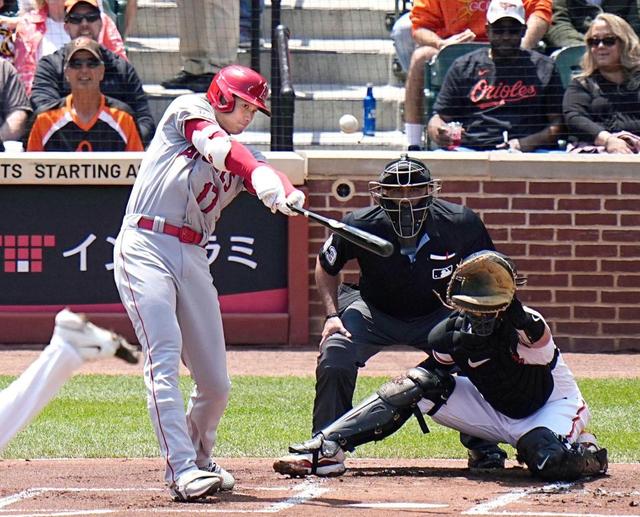 エンゼルス・大谷　３年連続１０号　連敗止めた！八回に決勝内野安打