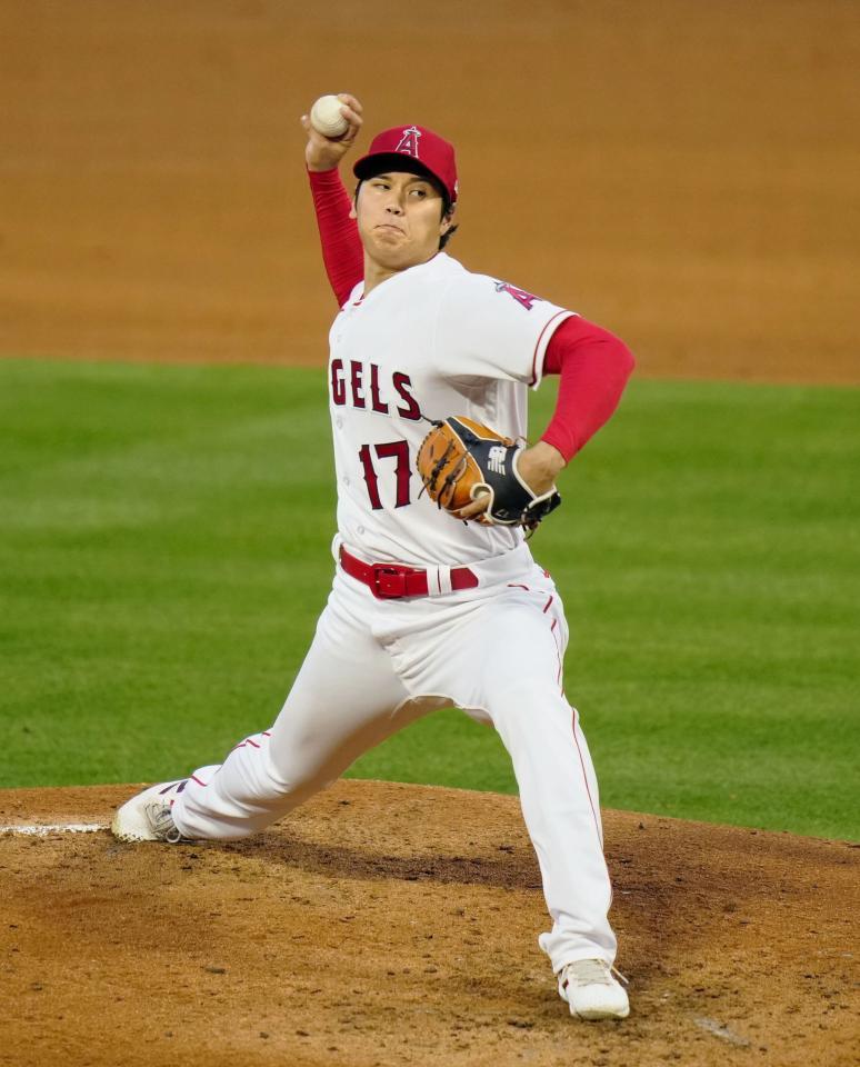 　エンゼルス・大谷（提供・共同通信社）