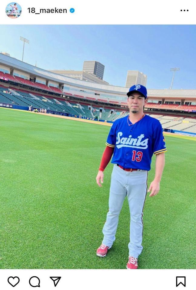 　前田健太のインスタグラム＠１８＿ｍａｅｋｅｎより