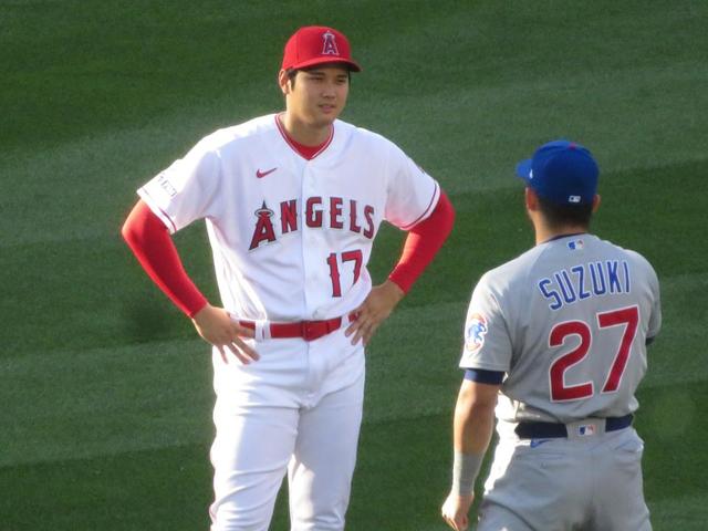 【写真】大谷と誠也　どんだけ仲がいいんだよっ！笑顔が最高すぎるやろ