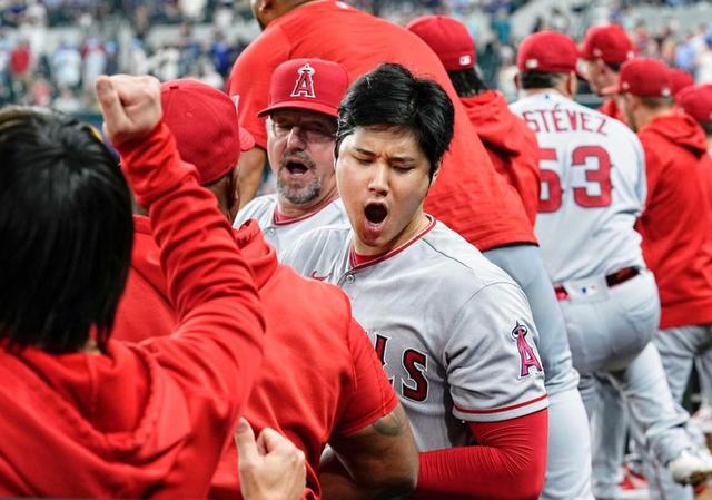 大谷独壇場　両リーグ最多タイ２２号＆６勝目　７戦６発で年間５０発ペース