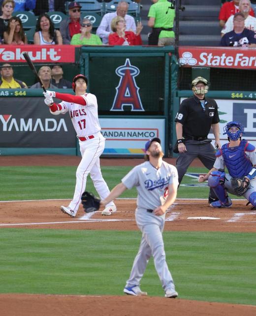 大谷翔平ＶＳカーショーに日本ファン沸騰「やっぱすげー」「打てる気せんわ」サイ・ヤング賞３度の左腕