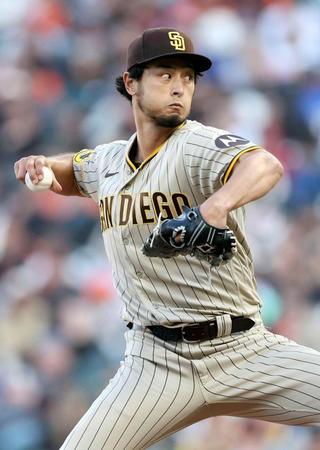 　先発したダルビッシュ（ゲッティ＝共同）