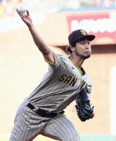 　先発したダルビッシュ（ＵＳＡトゥデー・ロイター＝共同）