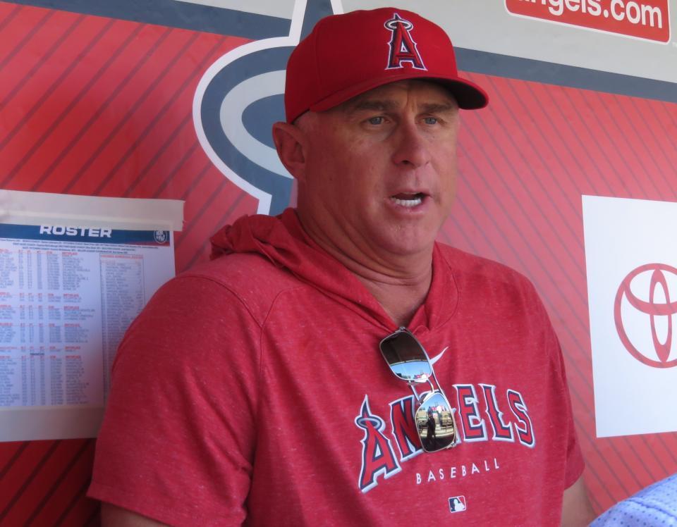 　報道陣の質問に答えるネビン監督（撮影・小林信行）