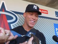 大谷について笑顔で語るジャッジ（撮影・小林信行）