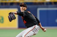 　７回、移籍後初登板した藤浪