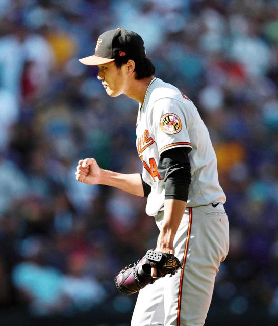 オリオールズ・藤浪プロ初Ｓ　日米通算１１年２３３試合目　「自分はストライク投げるだけ」