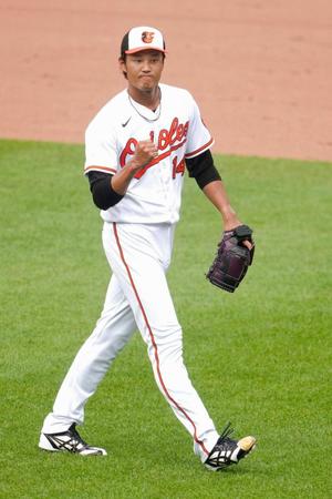 　現地６日のメッツ戦で日本人メジャー最速を更新した藤浪（共同）