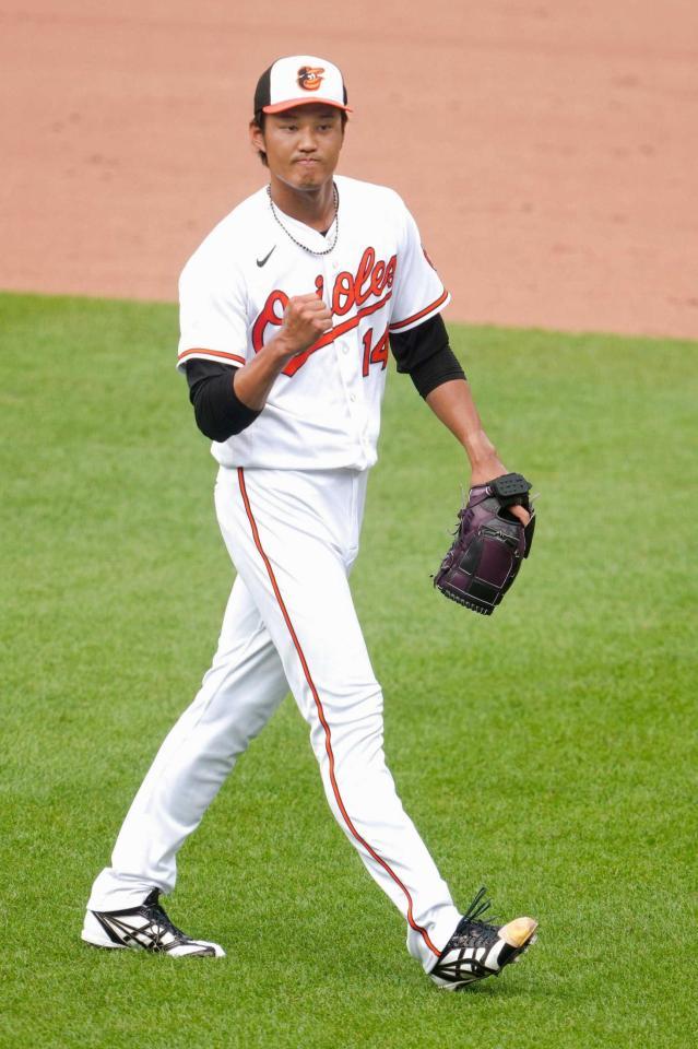 　現地６日のメッツ戦で日本人メジャー最速を更新した藤浪（共同）