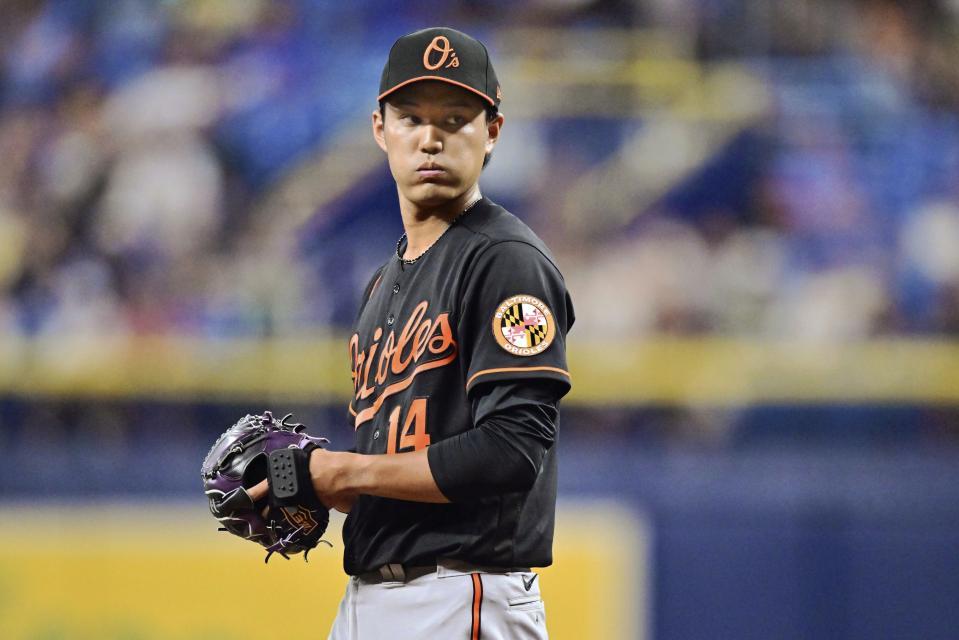 　オリオールズ・藤浪晋太郎（提供：ゲッティ＝共同通信社）