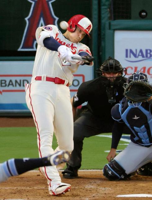 大谷翔平　超速メジャー昇格のルーキーが選んだ四球に奮起？直後にセンパイが初得点プレゼントの満塁弾