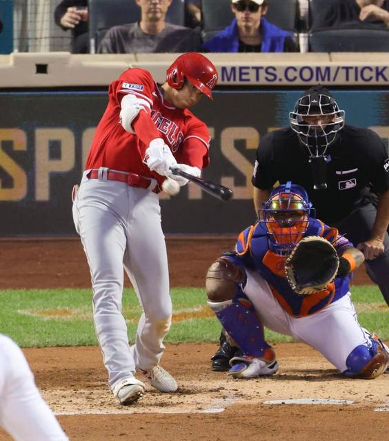 大谷翔平がリーグ三塁打王に　快足飛ばした適時三塁打　打点もリーグトップへ３打点差に