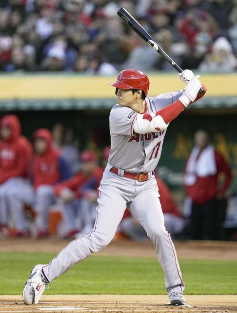 大谷翔平　驚がくの時速１９１キロ弾丸二塁打！右肘靱帯損傷の状態で今季自己最速打球＆今季メジャー最速タイ　３安打猛打賞