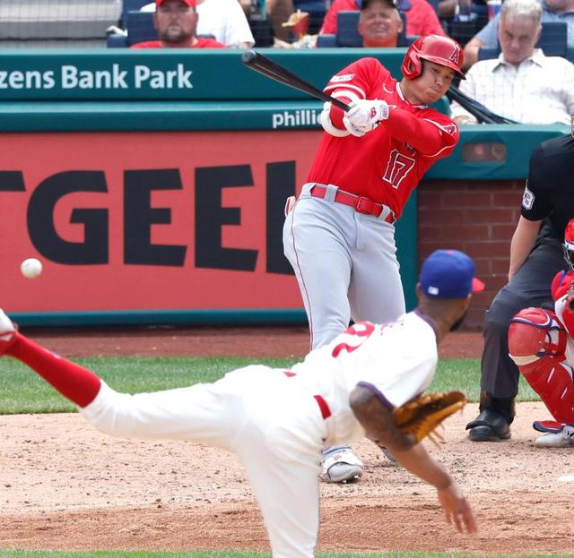 大谷翔平、１安打１打点　７戦ノーアーチも９５打点で二冠まで２差　チームは投壊から逆転勝ちで連敗阻止