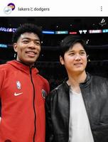 　ドジャースの公式インスタグラム（ｄｏｄｇｅｒｓ）より