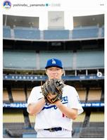 　ドジャース・山本のインスタグラム（ｙｏｓｈｉｎｏｂｕ＿＿ｙａｍａｍｏｔｏ）より 