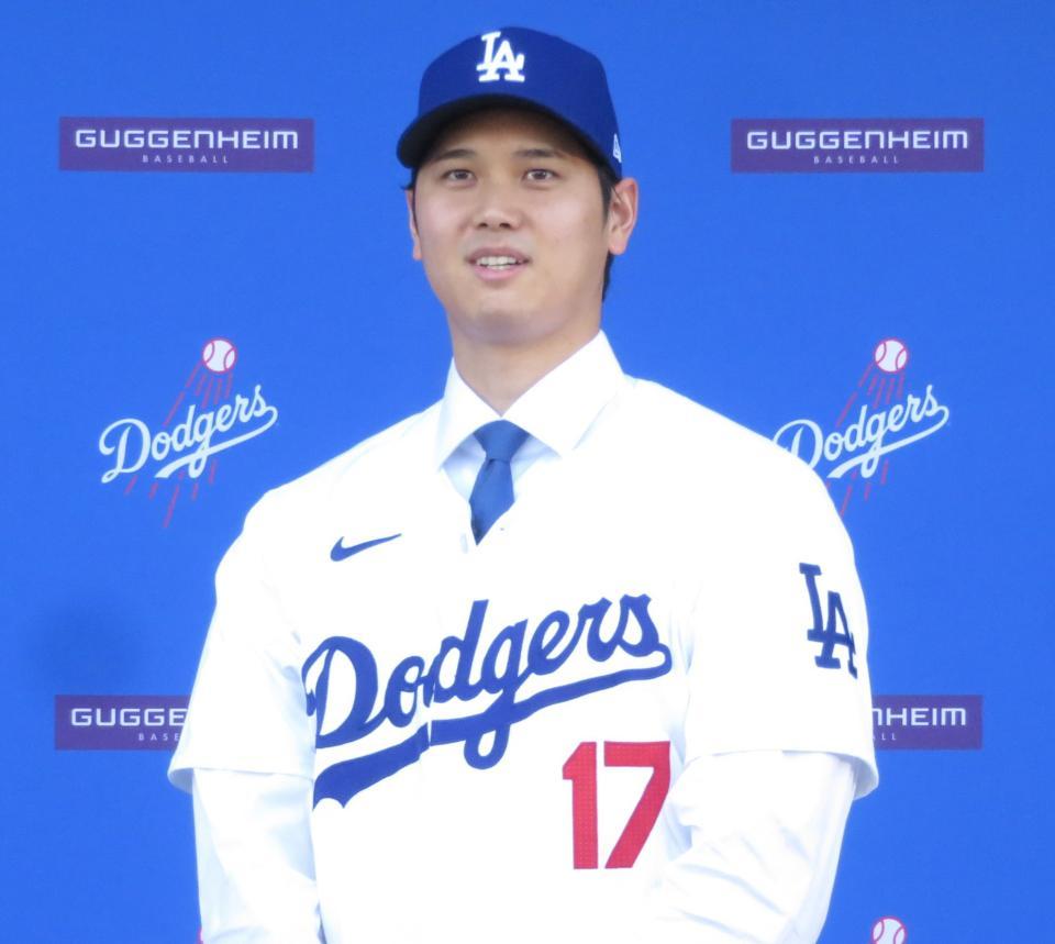 　ドジャースに新加入した大谷翔平
