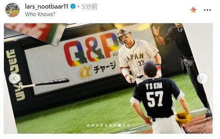 　カージナルス・ヌートバーのインスタグラム（ｌａｒｓ＿ｎｏｏｔｂａａｒ１１）より