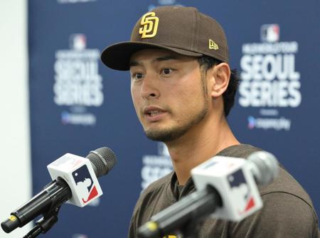 ダルビッシュ　大谷との初対戦へ「敵として戦うので私情は入れずに」開幕戦へ決意「韓国はもともと好きなので楽しみ」