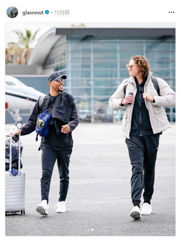　ドジャース・グラスノーのインスタグラム（ｇｌａｓｎｏｗｔ）より
