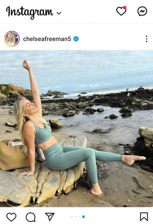 　チェルシー・フリーマンさんのインスタグラム（ｃｈｅｌｓｅａｆｒｅｅｍａｎ５）より 