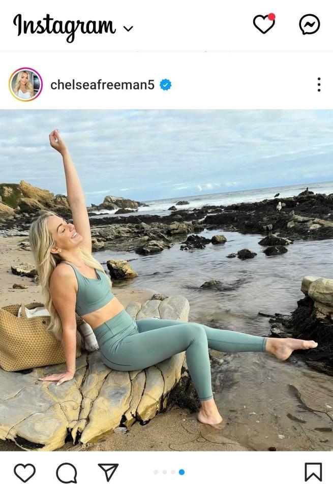 　チェルシー・フリーマンさんのインスタグラム（ｃｈｅｌｓｅａｆｒｅｅｍａｎ５）より 