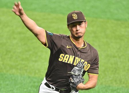 ダルビッシュ　５回無失点で日米通算１９８勝目の権利　復帰後２戦１０イニング連続無失点　打線の援護呼ぶ力投