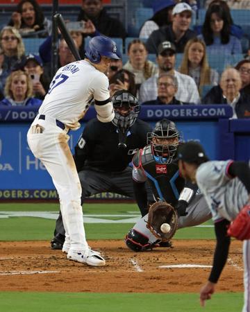 ドジャース・大谷翔平　日本選手初の４試合連発本塁打逃す　無安打は７試合ぶり