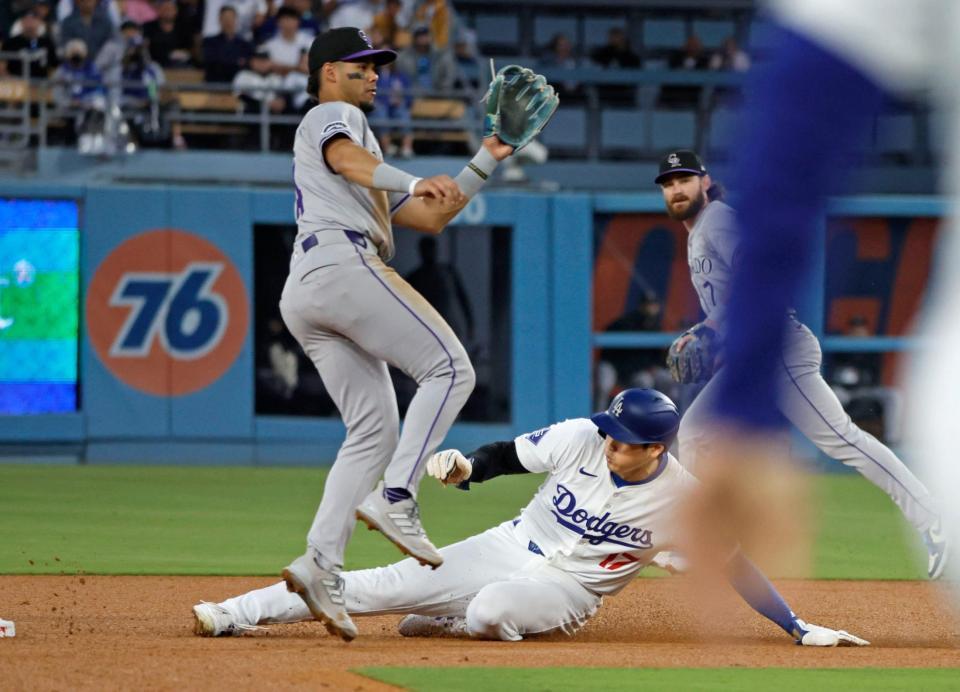 大谷翔平がメジャー通算１００盗塁達成 日本人メジャーリーガー３人目の快挙も…直後に牽制で誘い出されまさかの盗塁死/大リーグ/デイリースポーツ  online