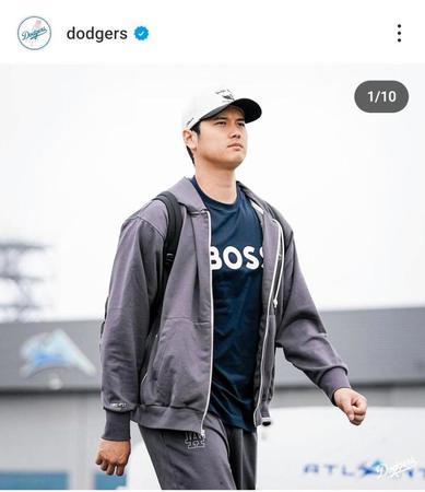 　ドジャースのインスタグラム（＠ｄｏｄｇｅｒｓ）から