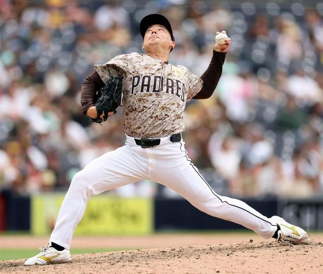 パドレス・松井裕樹、1回無安打1四球0封 2試合連続の無失点投球/大