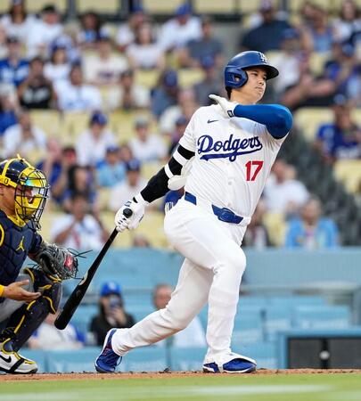 【動画】スミスがスカッと一発！大谷はまさかの連続三振 　ロバーツ監督もぶ然